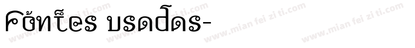 Fontes usadas字体转换